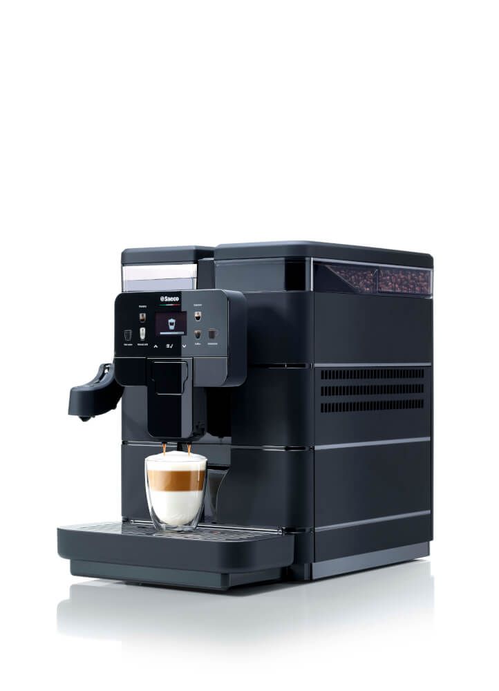 เครื่องชงกาแฟซาเอโก รุ่นรอยัล พลัส สีดำ